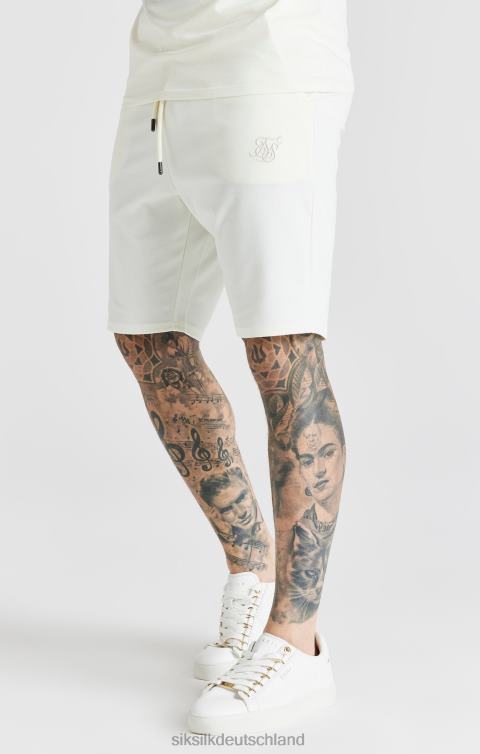 SikSilk Ecrufarbene Tech-Tape-Shorts Männer 680DH606 Bekleidung