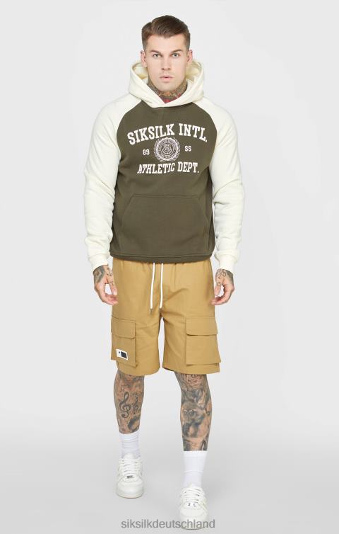 SikSilk Hellbraune Ripstop-Cargoshorts Männer 680DH585 Bekleidung