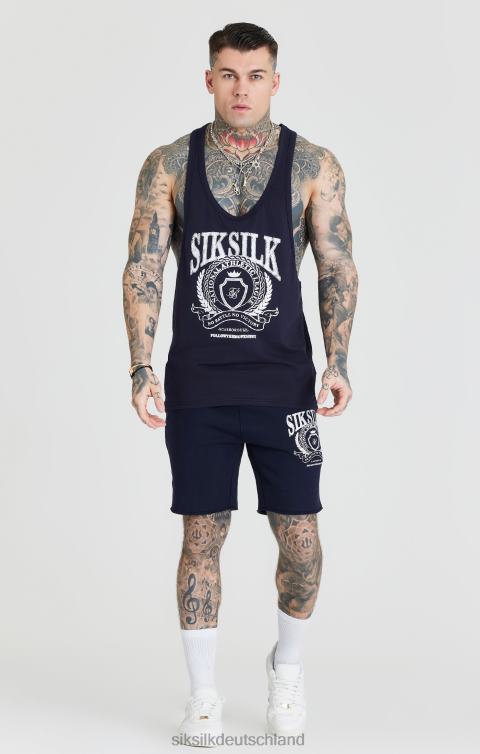 SikSilk Marineblaue Flugshorts Männer 680DH592 Bekleidung