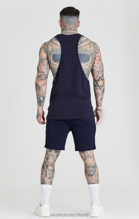 SikSilk Marineblaue Flugshorts Männer 680DH592 Bekleidung