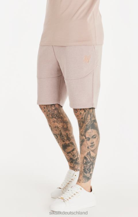 SikSilk Rosa gewaschene, strukturierte Shorts Männer 680DH572 Bekleidung