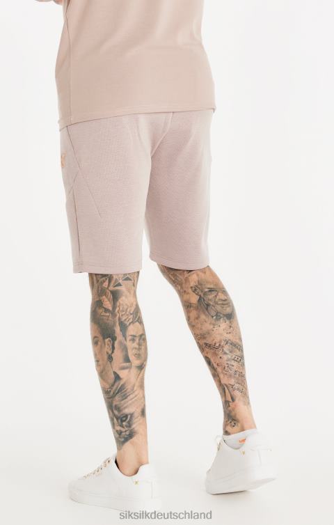 SikSilk Rosa gewaschene, strukturierte Shorts Männer 680DH572 Bekleidung