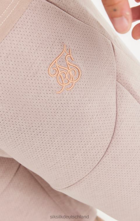 SikSilk Rosa gewaschene, strukturierte Shorts Männer 680DH572 Bekleidung