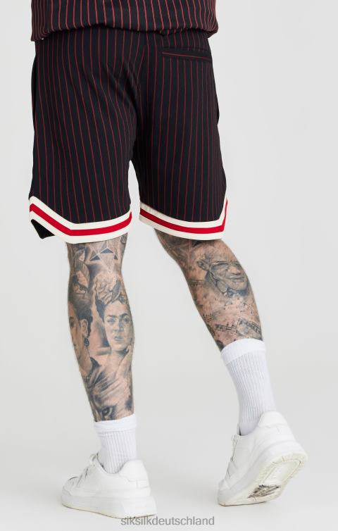 SikSilk Schwarze, klassische Retro-Basketballshorts Männer 680DH609 Bekleidung