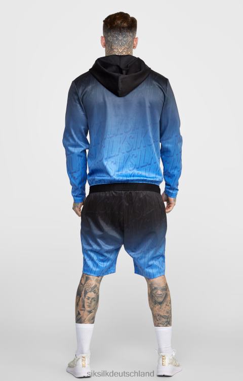 SikSilk schwarze Logo-Fade-Shorts Männer 680DH608 Bekleidung