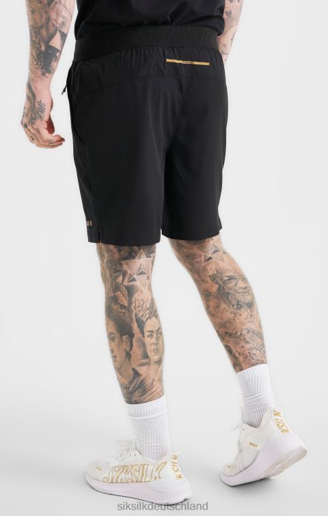 SikSilk schwarze Sportshorts Männer 680DH590 Bekleidung