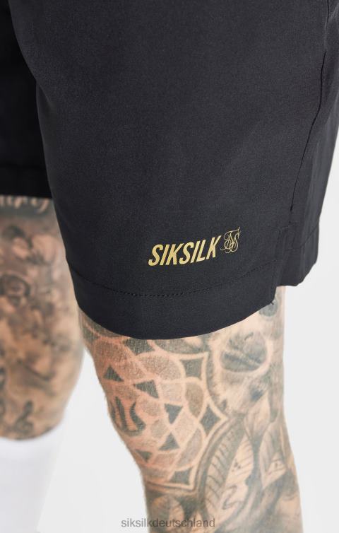 SikSilk schwarze Sportshorts Männer 680DH590 Bekleidung