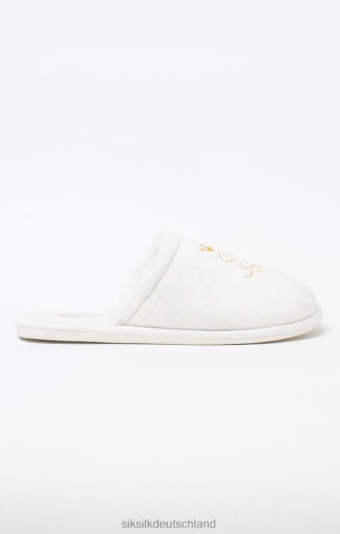 SikSilk x Weiße Messi-Hausschuhe Männer 680DH8 Schuhwerk