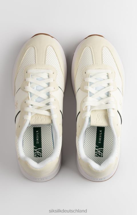 SikSilk Ecru-Wira-Racer-Trainer Männer 680DH1 Schuhwerk