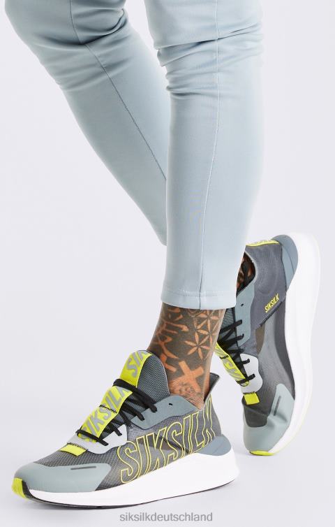 SikSilk Grauer Mako-Performance-Lauftrainer Männer 680DH22 Schuhwerk