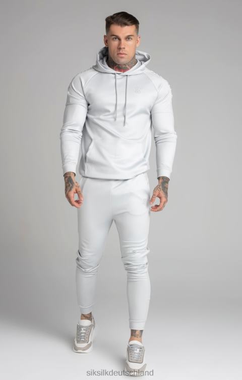 SikSilk Kapuzenpullover mit grauem Panel Männer 680DH411 Bekleidung