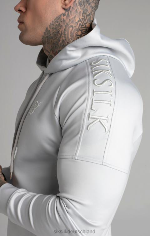 SikSilk Kapuzenpullover mit grauem Panel Männer 680DH411 Bekleidung