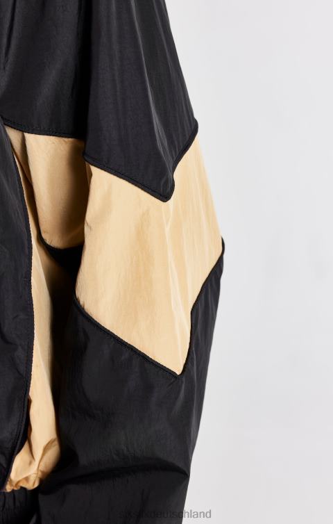 SikSilk Schwarze Bomberjacke mit Einsätzen Männer 680DH468 Bekleidung