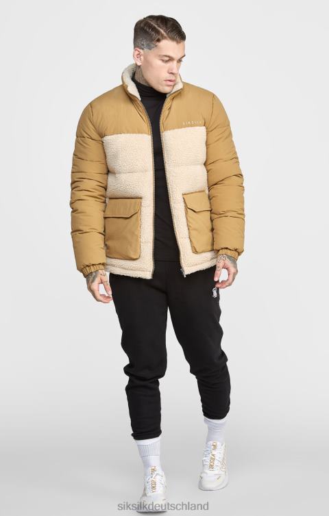 SikSilk Steinblasenjacke Männer 680DH474 Bekleidung