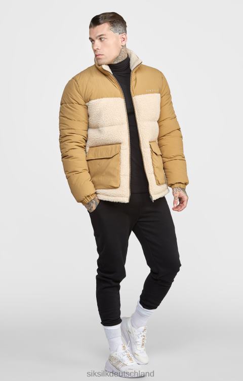 SikSilk Steinblasenjacke Männer 680DH474 Bekleidung