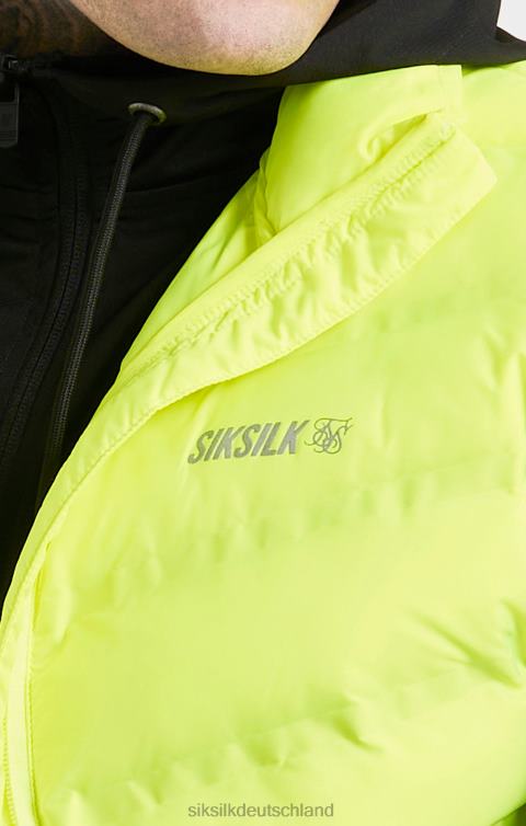 SikSilk gelbe Sportweste Männer 680DH492 Bekleidung
