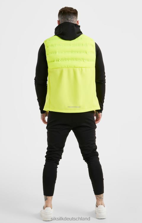 SikSilk gelbe Sportweste Männer 680DH492 Bekleidung