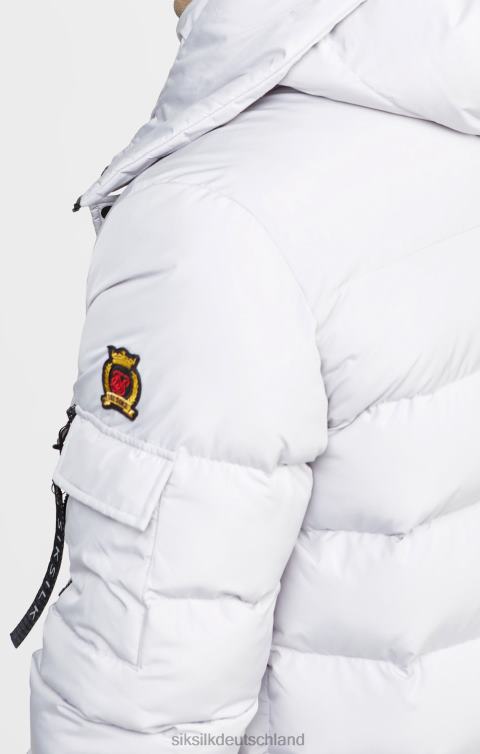 SikSilk graue Parkajacke Männer 680DH487 Bekleidung