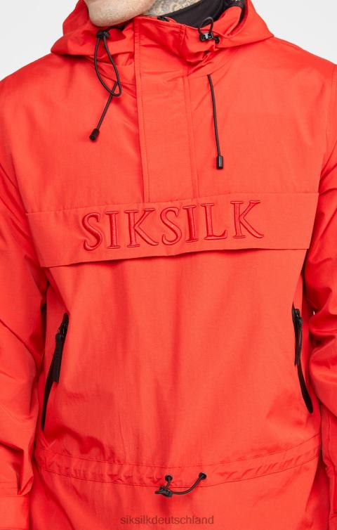 SikSilk rote Jacke zum Überziehen Männer 680DH489 Bekleidung