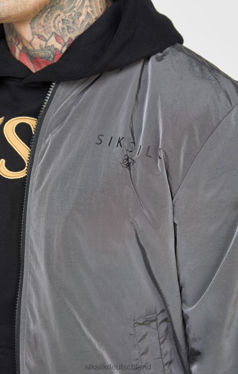 SikSilk schwarzer Wendebomber Männer 680DH502 Bekleidung