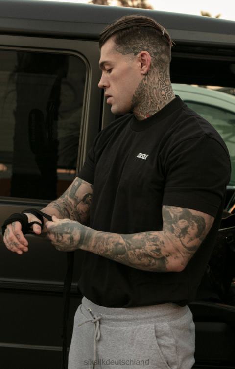 SikSilk Akademie-T-Shirt in limitierter Auflage Männer 680DH401 Bekleidung