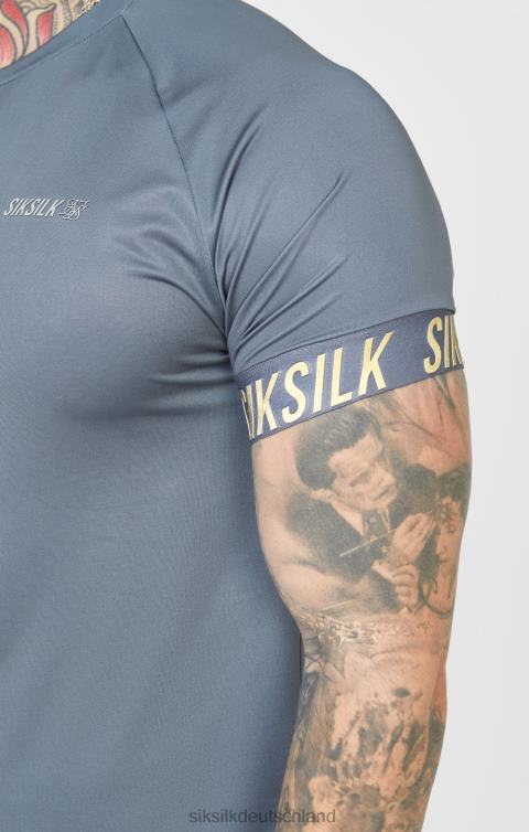 SikSilk Anthrazitfarbenes Sport-Tech-T-Shirt Männer 680DH365 Bekleidung