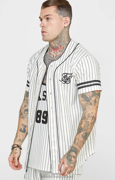 SikSilk Beiges Baseballtrikot Männer 680DH391 Bekleidung