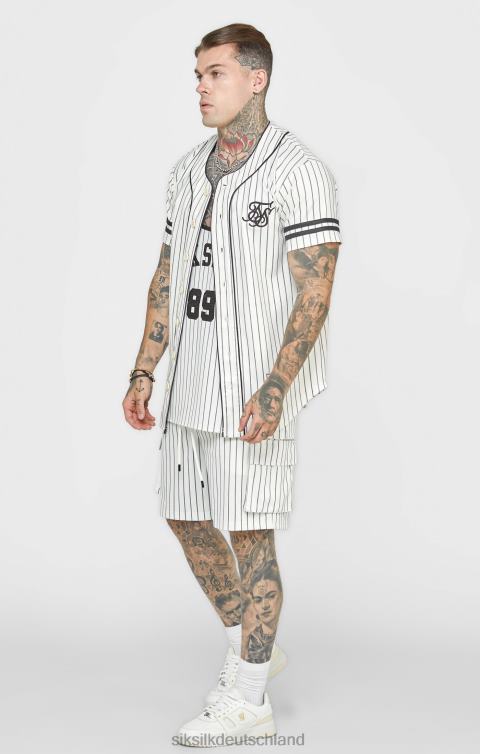 SikSilk Beiges Baseballtrikot Männer 680DH391 Bekleidung