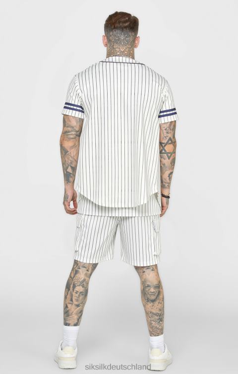 SikSilk Beiges Baseballtrikot Männer 680DH391 Bekleidung