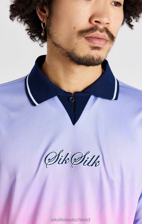 SikSilk Marineblaues Fußballtrikot Männer 680DH382 Bekleidung