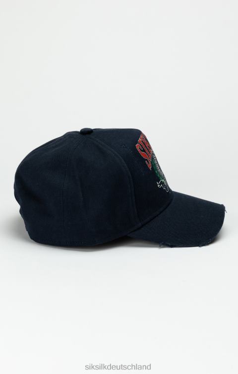 SikSilk Marineblaue Trucker-Uni-Kappe unisex 680DH236 Zubehörteil
