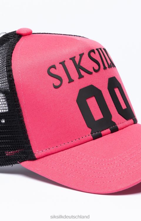 SikSilk Rosa 89-Mesh-Trucker-Cap unisex 680DH244 Zubehörteil