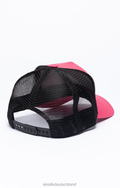 SikSilk Rosa 89-Mesh-Trucker-Cap unisex 680DH244 Zubehörteil