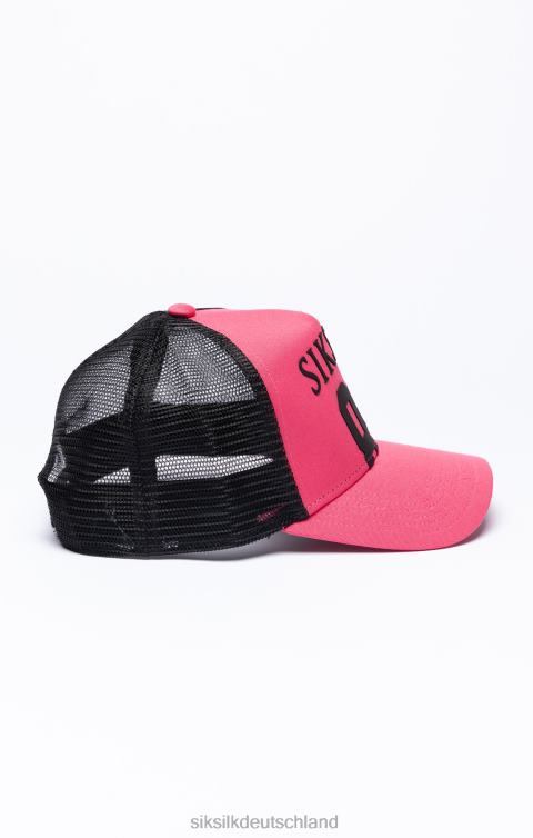SikSilk Rosa 89-Mesh-Trucker-Cap unisex 680DH244 Zubehörteil