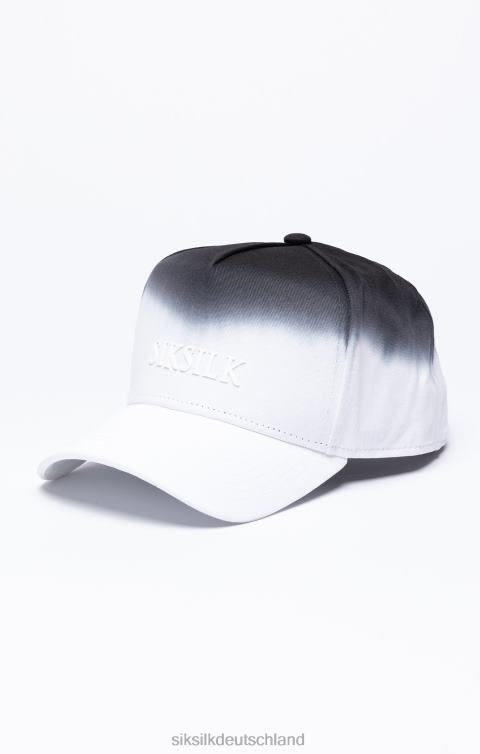 SikSilk Schwarze Trucker-Kappe aus verblasster Baumwolle unisex 680DH246 Zubehörteil