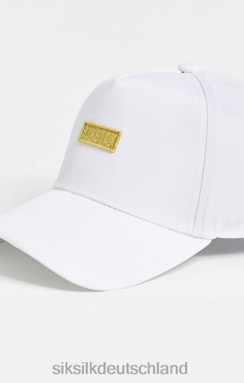 SikSilk Weiße Infinity-Truckerkappe aus Nylon unisex 680DH243 Zubehörteil